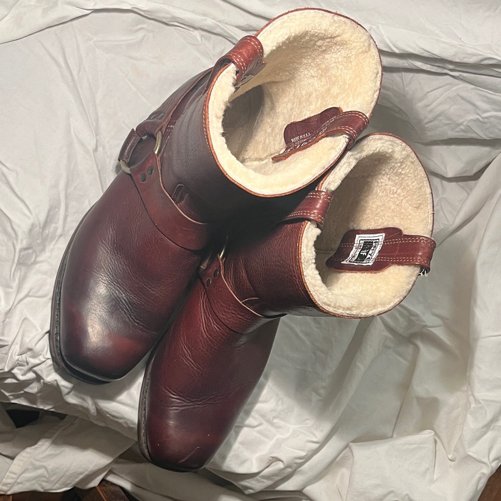 Frye Men's Brown Leather Boots - Picture 6 of 15